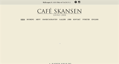 Desktop Screenshot of cafeskansen.no